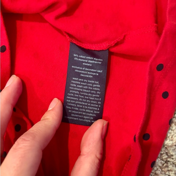 Tommy Hilfiger Red Polo with Black Accents - Picture 5 of 5